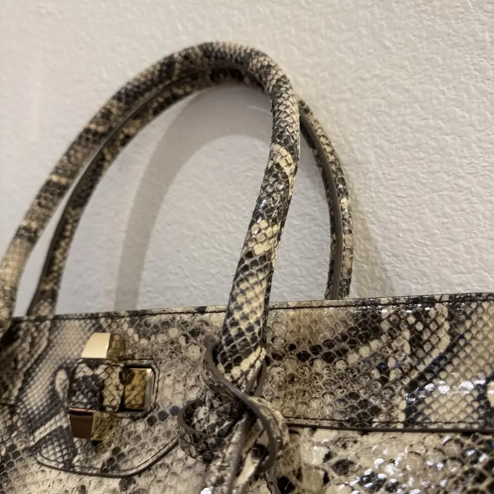 Tory Burch Women Bag Snake Pattern Python Shoulder LTD EDT Munich 2013 RARE